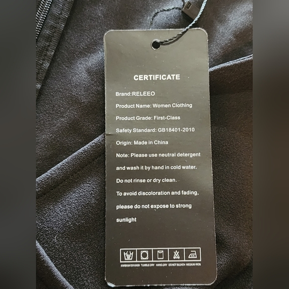 Releeo Black Faux Wrap Maxi Dress 2XL High Low Ruffle Hem 27” Slit - Picture 10 of 11